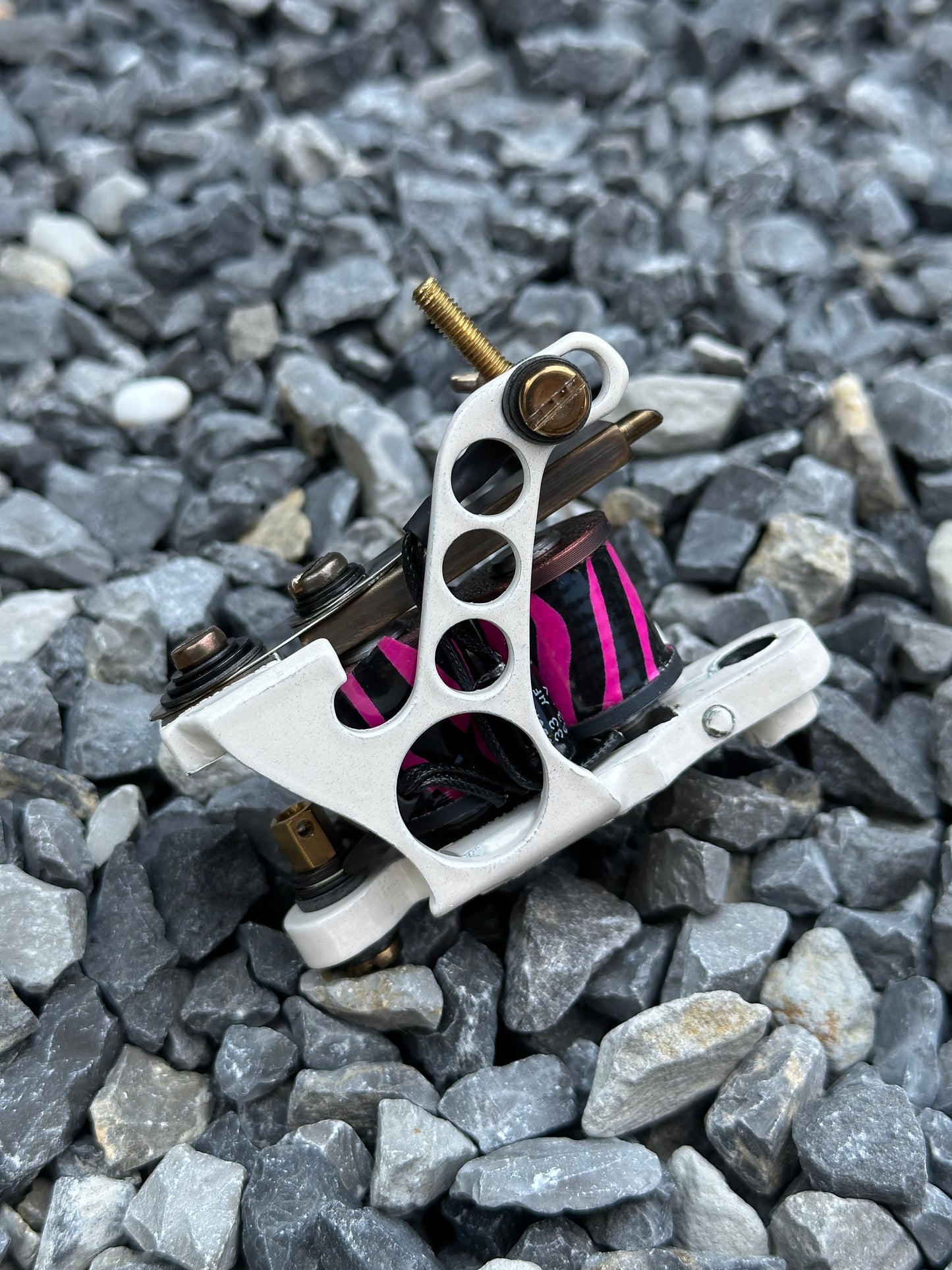 White Pink zebra Liner