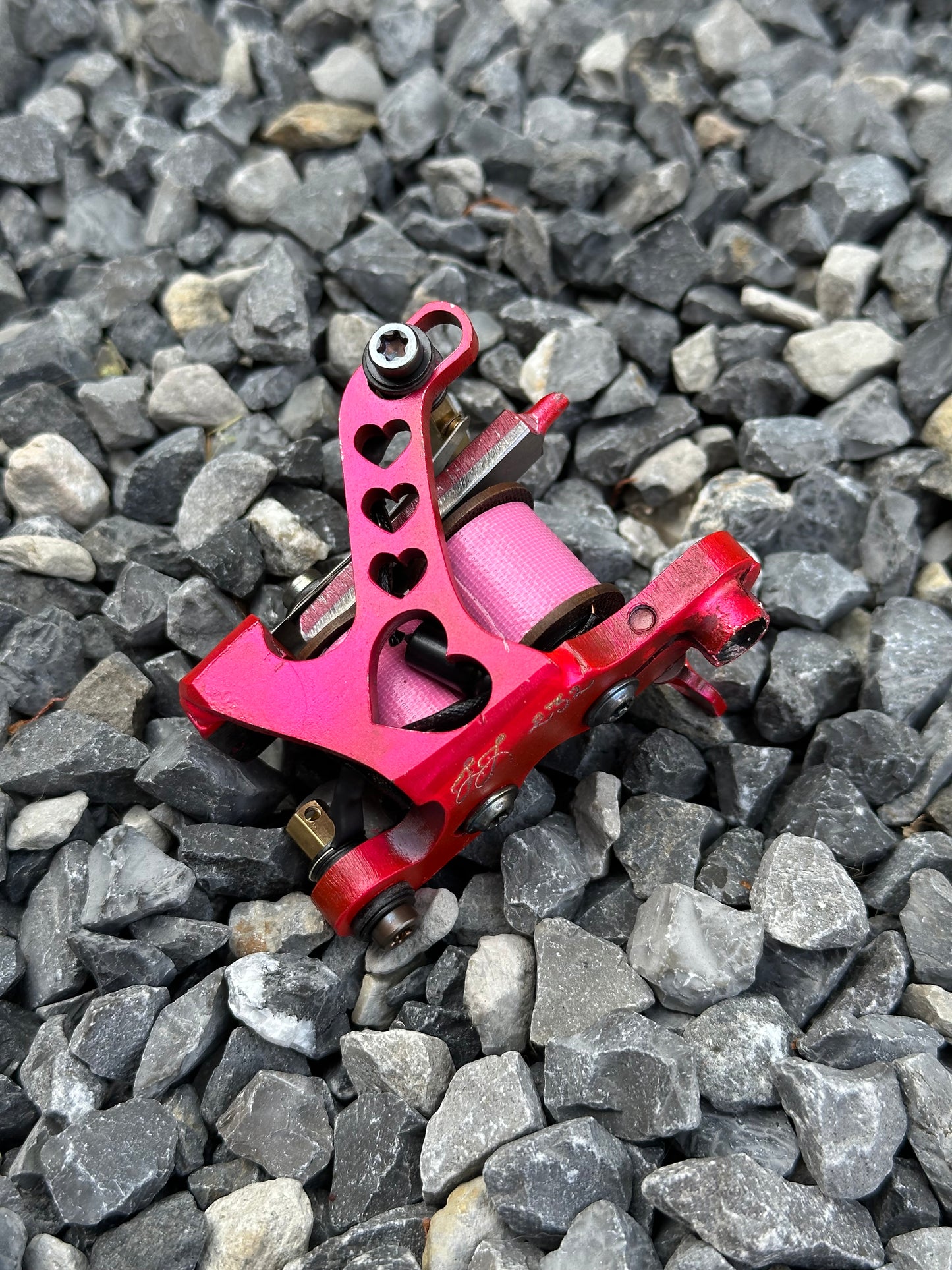Hot pink Hearts liner