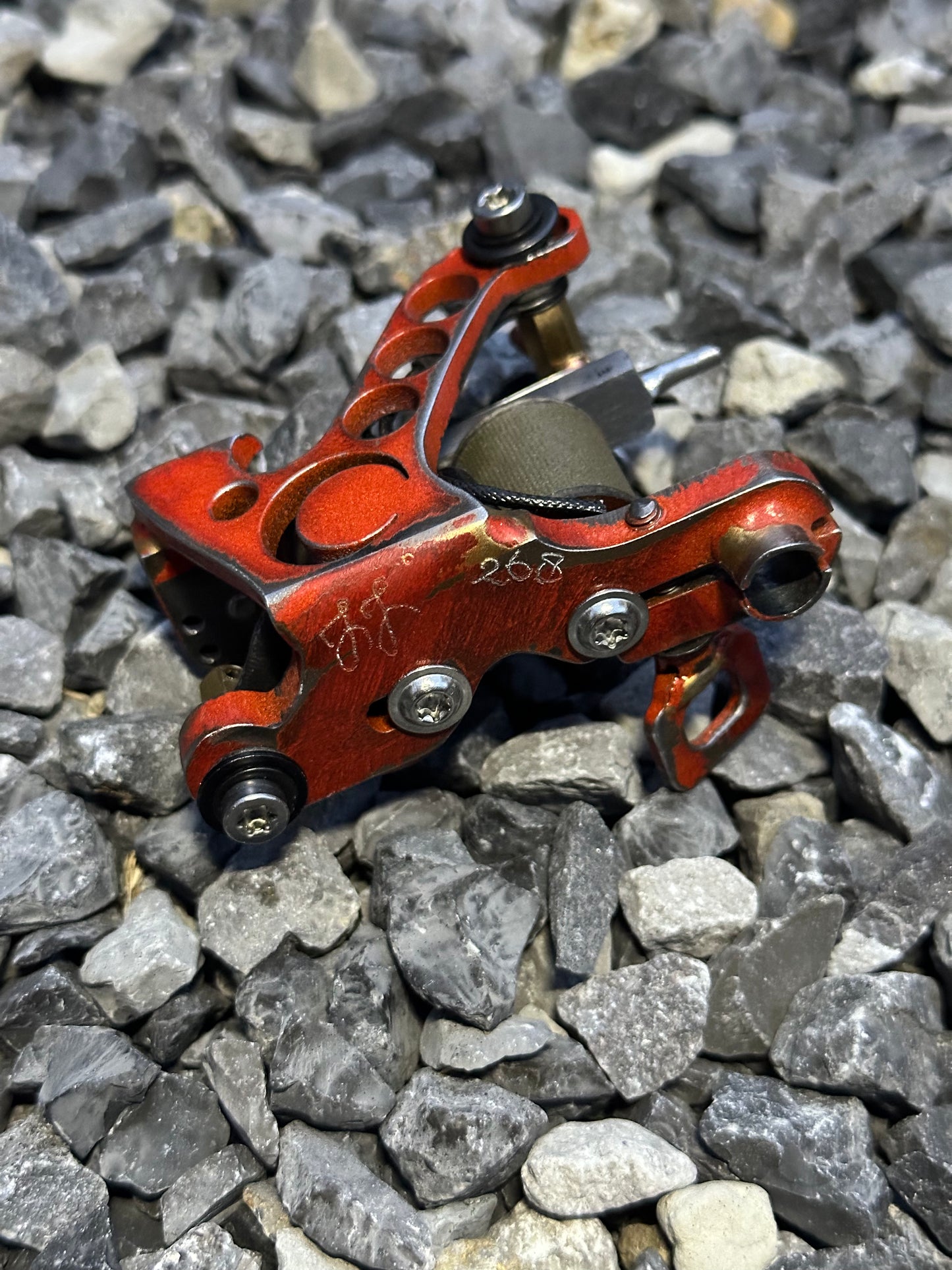 Traditional Moon Liner handmade coil tattoo machine by Jerrrroen – photo 5